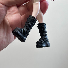 1/12 Scale Boots Shoes Model For 6″ Romankey X COWL Gun Girl Body