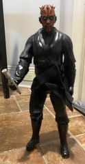 Star Wars Darth Maul 2014 Jakks Pacific Action Figure 18″ Red Sabers Missing