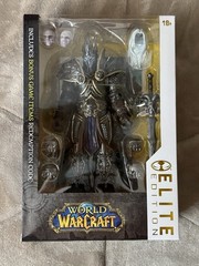 McFarlane Lich King Arthas Figure Elite Edition World of Warcraft WoW OPEN BOX