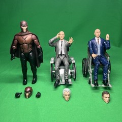 Hasbro Marvel Legends 6” Professor X & Magneto 2pk+Bodie & Chair 4 Future Xavier