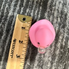 Rubber Duck Pink Bubble Blowing Decor Car Home Office Cute Ornament Ducky New