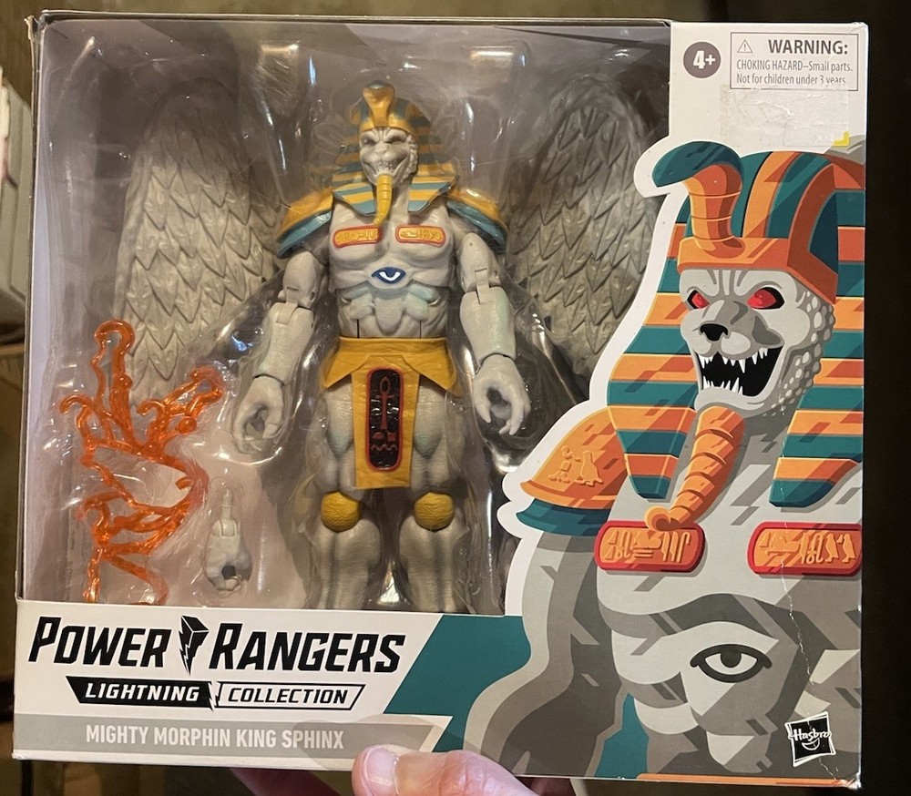 Power Rangers Lightning Collection Mighty Morphin King Sphinx Figure New Sealed