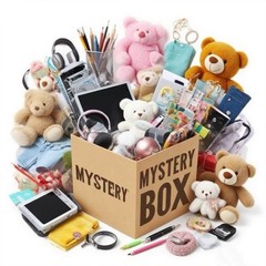 Mystery Gift Blind Box Birthday Holiday Christmas Surprise Useful Fun, Size S