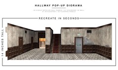 Extreme-Sets Hallway Pop-Up Diorama 1/12 New Sealed – Rare