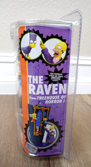 VINTAGE THE SIMPSONS THE RAVEN TREEHOUSE OF HORROR TOY SET MCFARLANE POE FIGURE