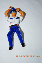 1999 Lanard The Corps C9 Police Officer Action Rescue Figure – White Shirt
