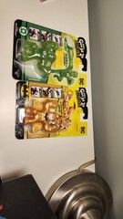 Ultra Rare Gold Batman & Rare Glow in The Dark Green Lantern Heroes Goo Jit Zu