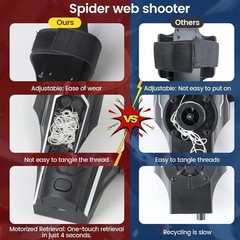 For Spider Man Launcher Glove Cosplay Web Shooter Toys for Children US