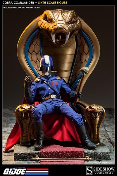 🐍 Sideshow G.I. Joe COBRA THRONE 1/6 Scale Diorama | New + RARE!