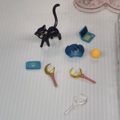 Sailor Moon and Sailor Mercury action figures With Accessories 5.5″ Lot Of 2