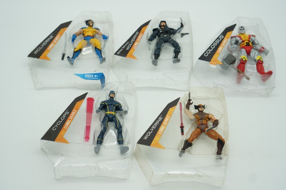 Marvel Universe 3.75″ Figure Lot Wolverine Colossus Cyclops