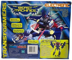 Transformers Beast Machines Jetstorm Evil Vehicon Electronic Ultra Class Jet NEW