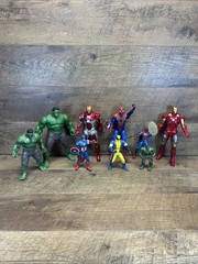 Hasbro/Marvel Action Figure Lot-Avengers/Ironman/wolverine/Spiderman/Hulk