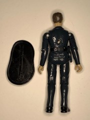 Custom T-1000 Terminator Action Figure in Vintage Mego CHIPS style 3.75″ & stand