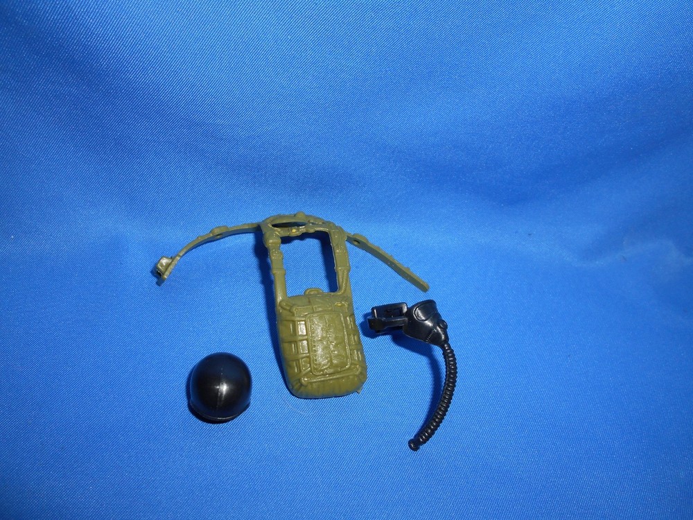 1984 GI JOE ARAH RIP CORD LOT PARACHUTE HELMET OXYGEN MASK PART ACCESSORY