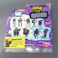Playmates Toys TMNT Mutant Mayhem Rocksteady Action Figure 2023 New Free Shippin