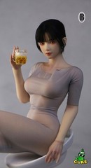 1/6 Female Ultra-thin Elasticity Sexy Hip Hugging Jumpsuit Skirt For 12″Figure