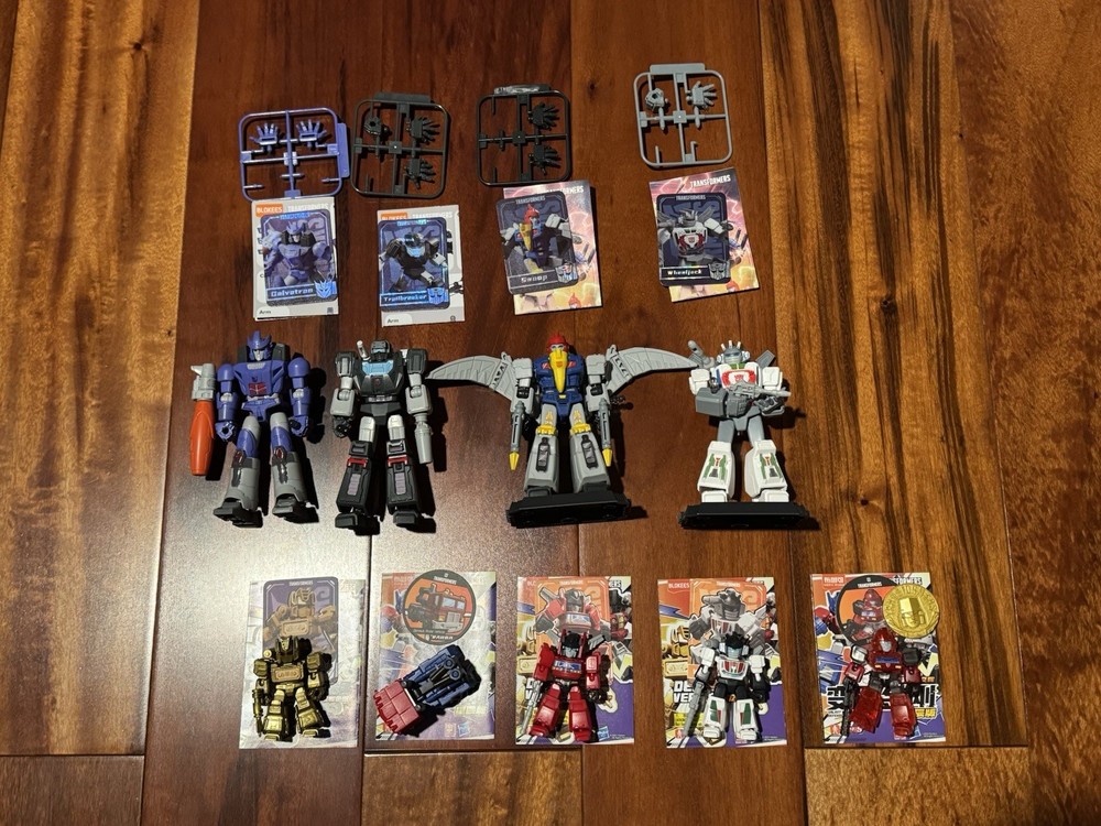 Transformers Galaxy And Defender LOT Galvatron, Swoop, Wheeljack, & Trailbreaker