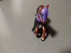 Simba Medieval Kingdoms Horse Black/purple. Knights horse only. Wargaming