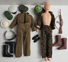 VINTAGE GI JOE 1960’s Rare Bootleg Hong Kong Amazing Rare Version Look!!!