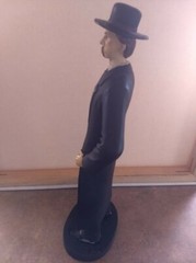 RARE WYATT EARP  VINTAGE WESTERN ACTION FIGURE 16″ Tall 