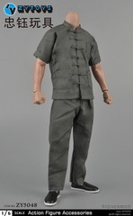 ZYTOYS 1/6 Chinese Traditional Kung Fu Soldier Clothes Fit 12inch Action Figure