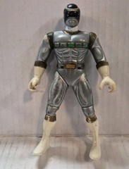 1998 Power Rangers In Space Silver Ranger Action Figure 8″