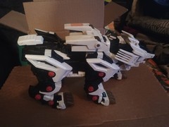 2002 Hasbro Tomy Zoids White Liger Zero Action Figure Robot Lion Tiger UNTESTED
