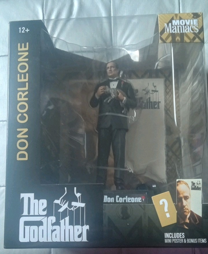 DON CORLEONE – The Godfather McFarlane Toys Movie Maniacs 6″ Limited Edition NEW