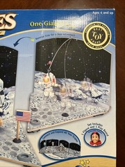 BRAND NEW Rare Odyssey Toys Apollo Lunar Lander Moon Scapes Wood Playset