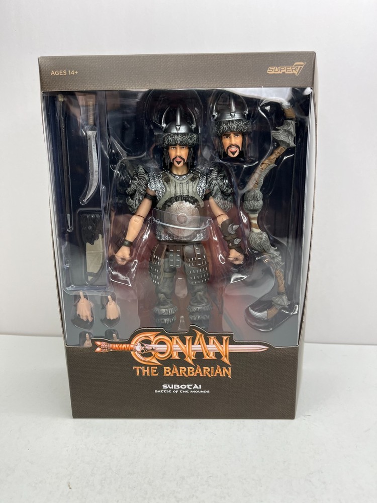 SUPER7 ULTIMATES CONAN THE BARBARIAN BATTLE OF THE MOUNDS SUBOTAI NEW FIGURE