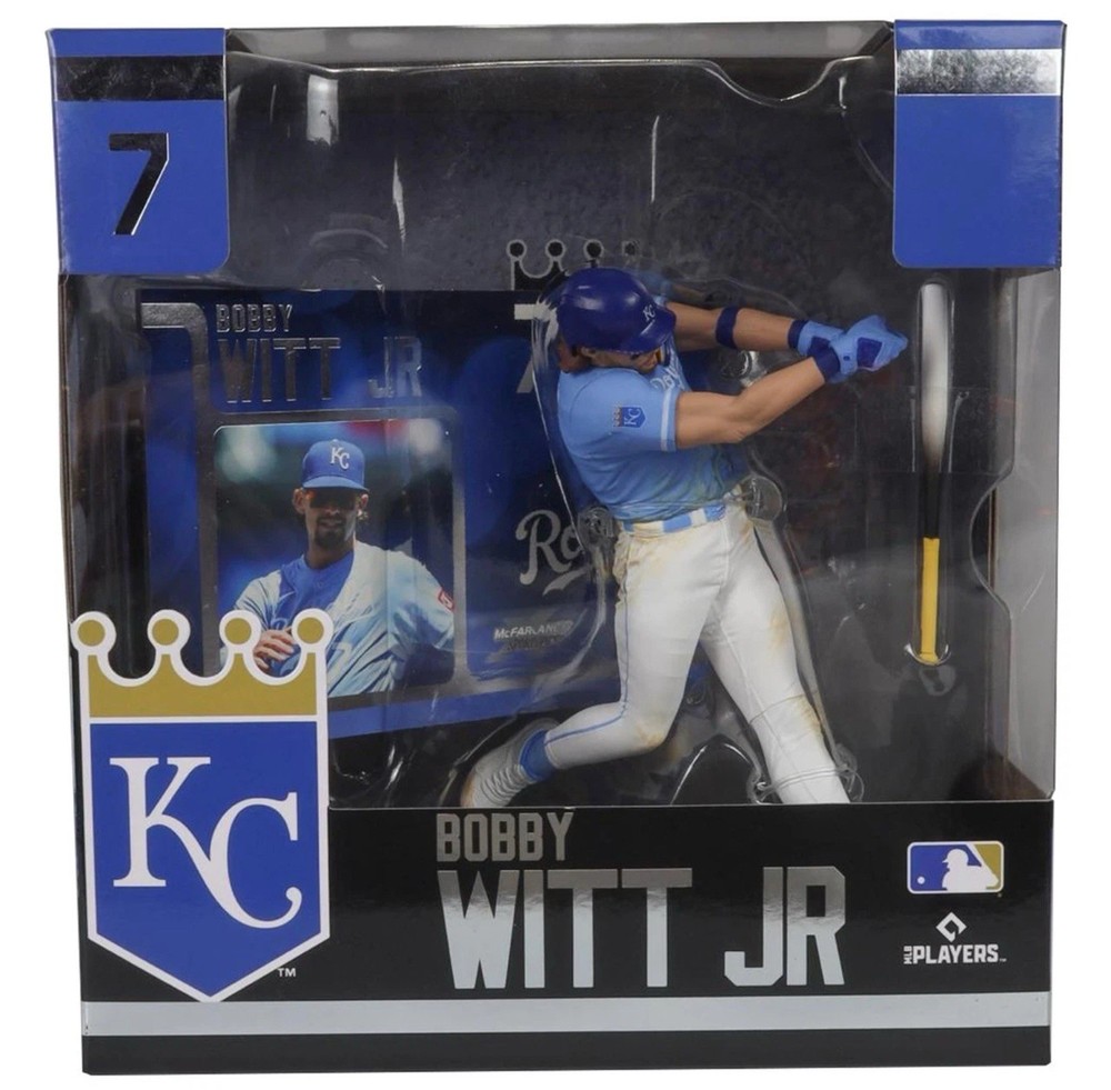McFarlane MLB SportsPicks Bobby Witt Jr. Kansas City Royals 7” Posed Figure New