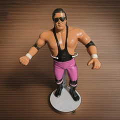 LJN Titan Sports 1987 Brett Hitman Hart WWF WWE WCW NWA AWA ECW Purple Variant