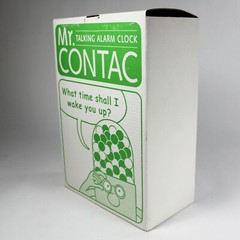 Mr Contac Talking Alarm Clock Figure Advertising Drug Mascot