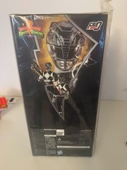 ThreeZero Mighty Morphin Power Rangers Black Ranger 1:6 Action Figure Sealed