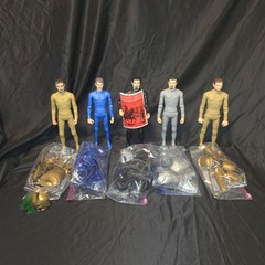 Marx Toys Noble Knights 12″ Figure Lot 1999 Reissue 5 Figures Armor COA Booklet