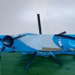 Disney Pixar Cars THE KING Dinoco Helicopter Sounds & Movement Toy 14″x7″ Works!