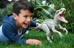 Jurassic World Camouflage ‘N Battle INDOMINUS REX Dinosaur 22″L + SOUNDS +LIGHTS