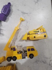 Transformers 1984 Devastator All Constructicons With accessories near complete