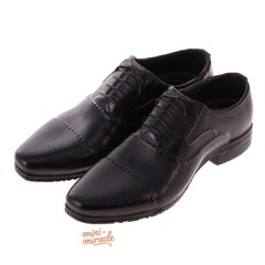 1/6 Scale Black Men Business Leather Shoes for 11.5”Soldiers Male Figure Rubber