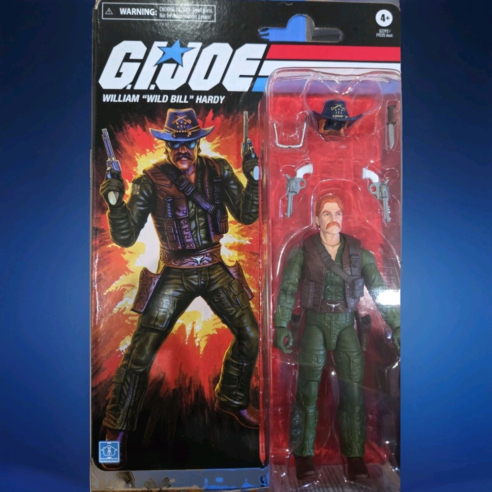 GI Joe Classified Series Retro Cardback Wild Bill Hardy 6in Figure New Hasbro