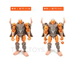 Thigh Fill blank Upgrade kit For War Cybertron Kingdom Rattrap Leg Accessories