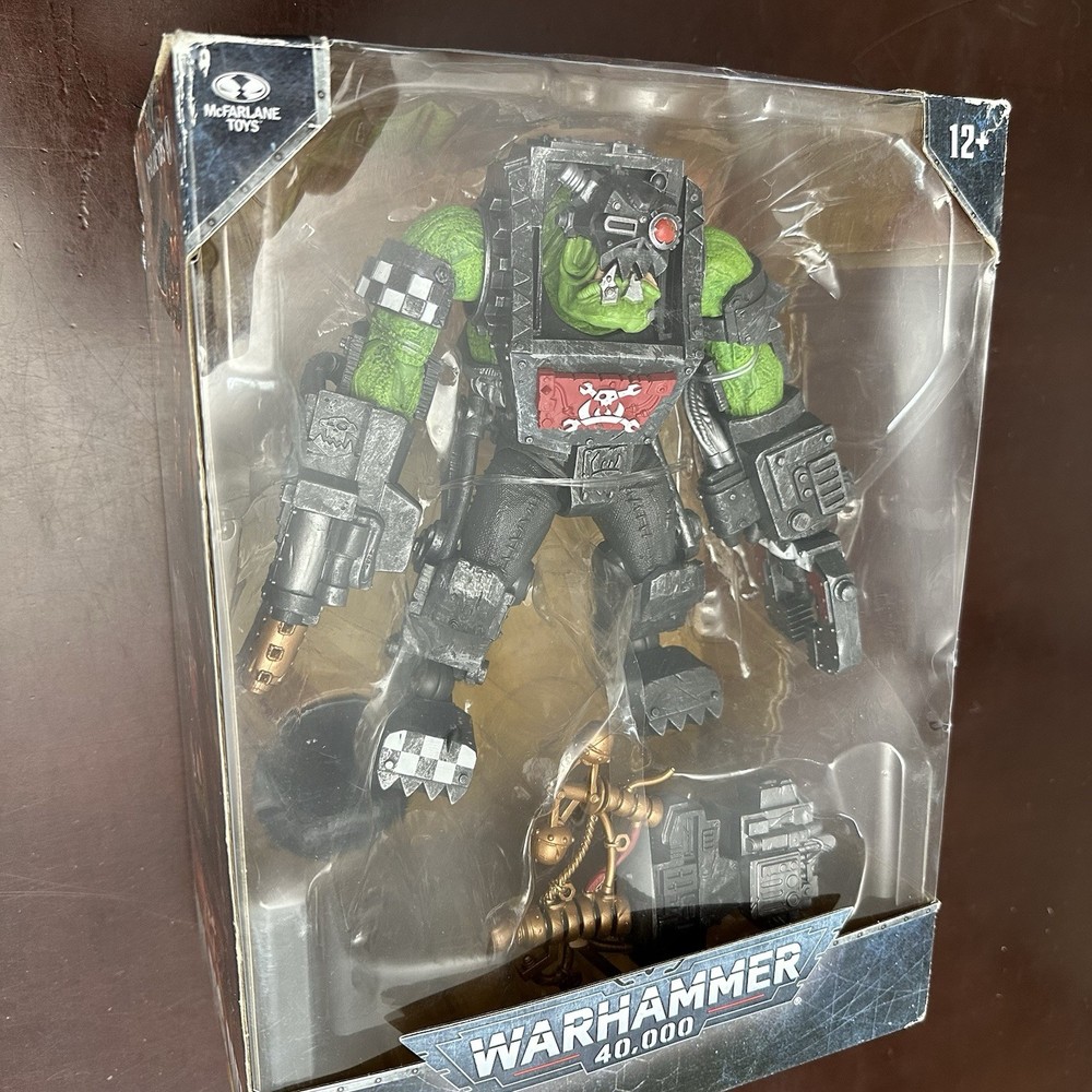 New McFarlane Ork Meganob w/Shoota (Warhammer 40000) Mega Figure Toy War Hammer