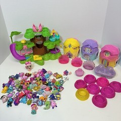 Hatchimals CollEGGtibles Mixed Huge Lot 68 Figures Nursery Playset Hatchy Homes