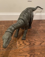 Mattel Jurassic World 41″ Long Apatosaurus And Giganotosarus Dinosaur See Pics