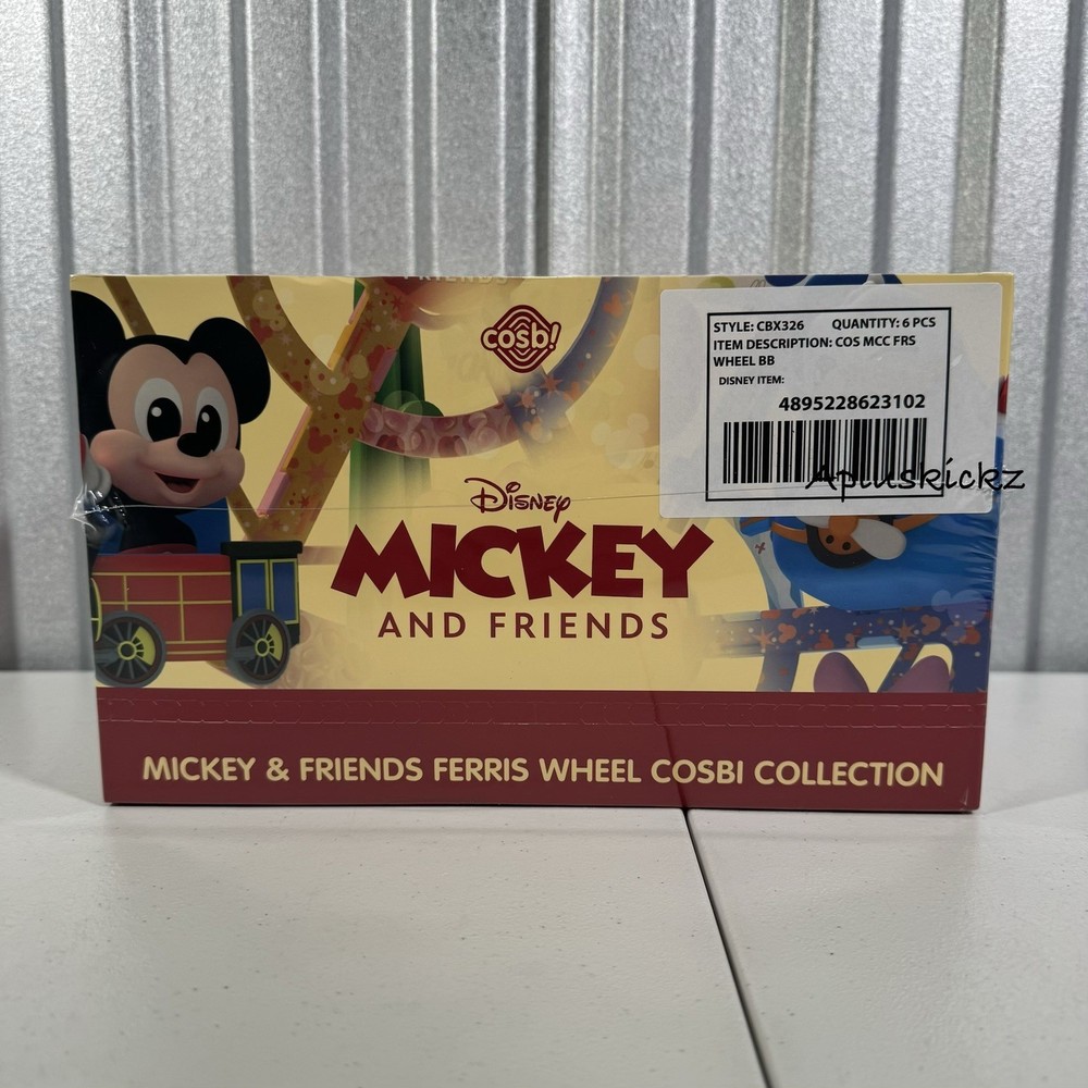 Hot Toys Cosbi Mickey and Friends Ferris Wheel Cosbi Collection Sealed Case Of 6