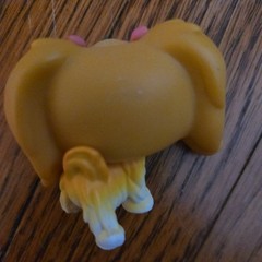 LITTLEST PET SHOP LPS #79 Authentic Dog Maltese Toy With Pink Glasses 2000s