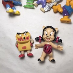 Vtg PVC Figures Lot 80s 90s Muppet Babies Gadget Garfield Diaper Gummi Bears