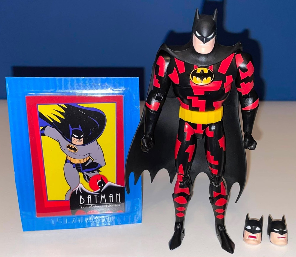 McFarlane DC Batman Animated Series BATMAN 7″ Platinum Chase Figure Clock King