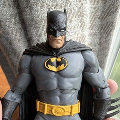 DC Comics Batman Action Figure w/ Cape Gray & Black Suit Yellow Belt 2021